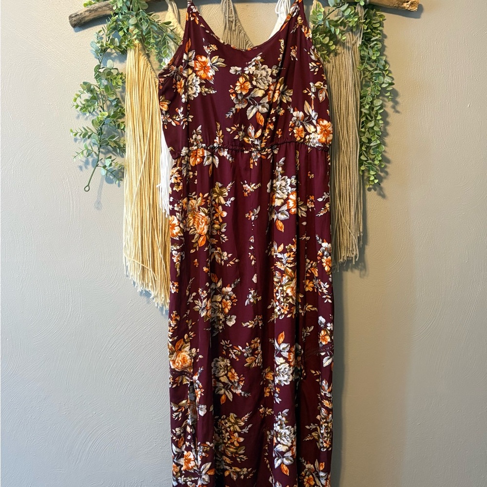 ⭐️4 for $40 ⭐️ Fall Floral Maxi Dress - Picture 2 of 4